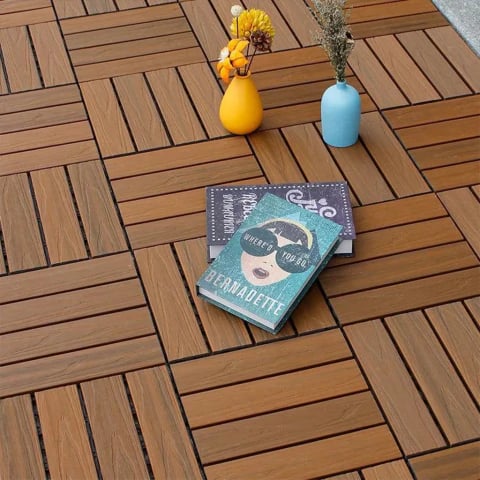Deck Baldosa WPC Teak